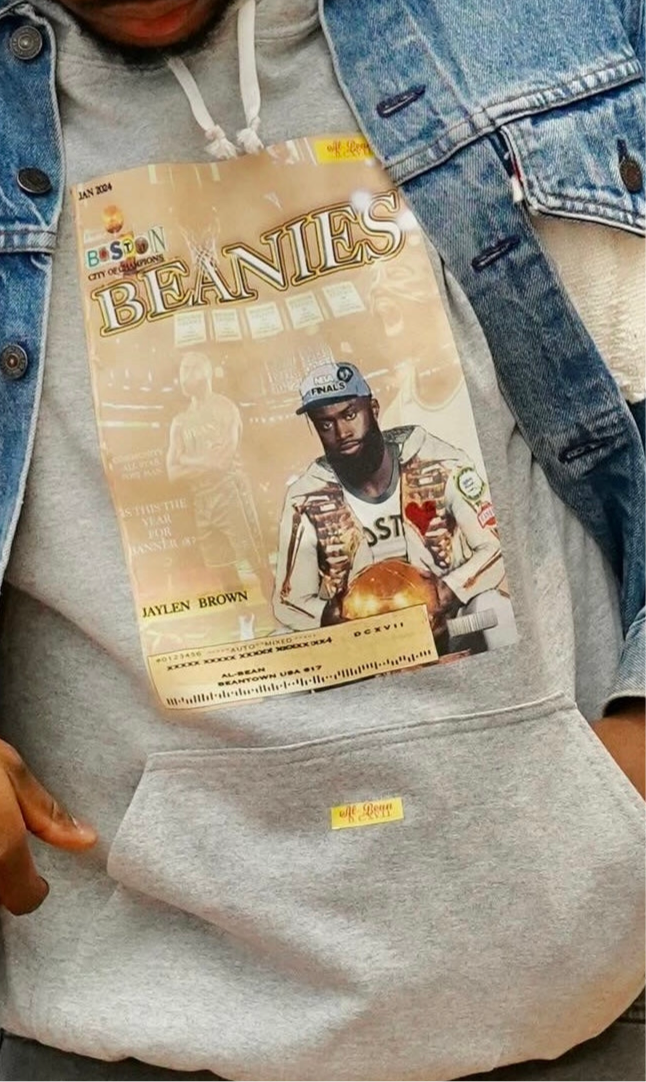 Jaylen brown Beanies champion edition graphic hoodie