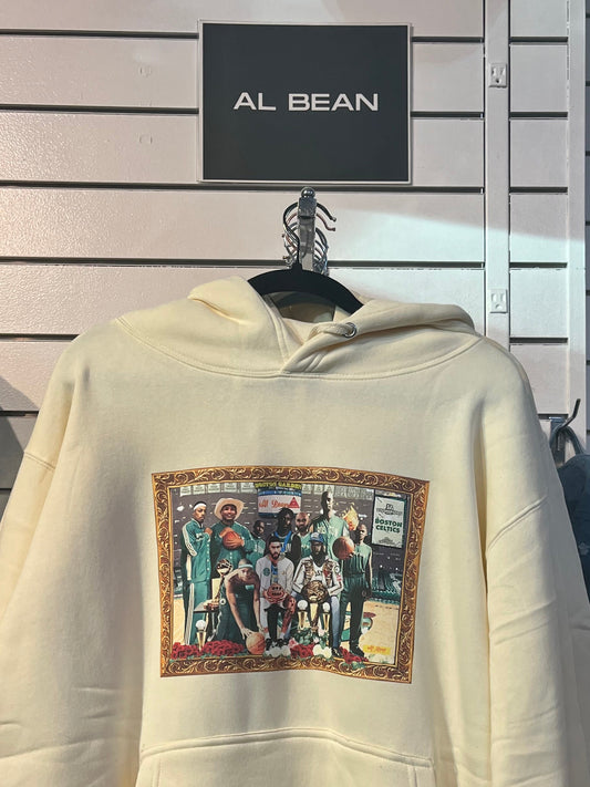 Newage Boston Garden cream hoodie