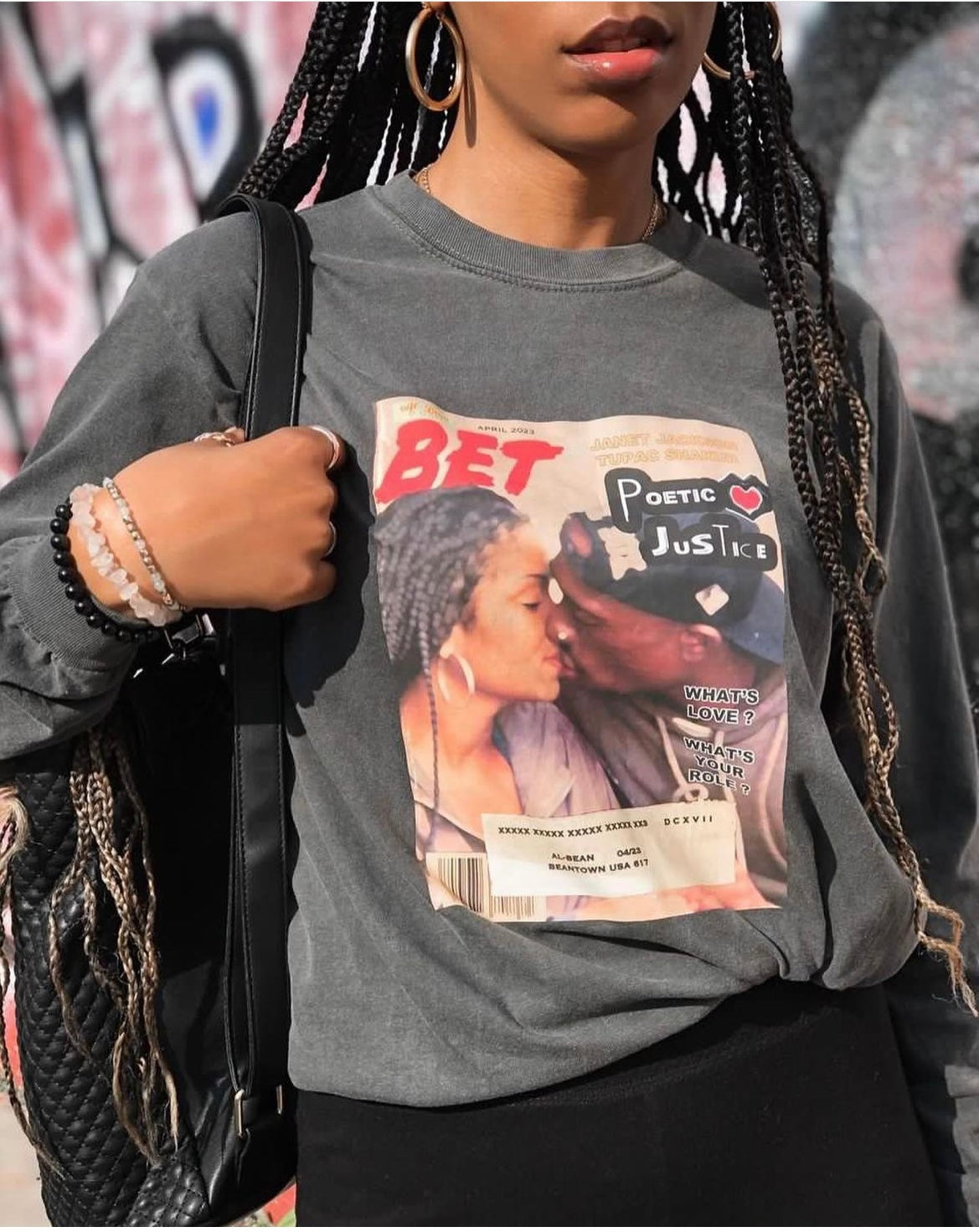 Poetic Justice Bet Magazine long sleeve tee